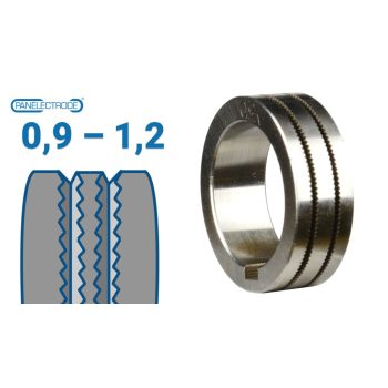   30x22x10 mm Recézett profilú huzalelőtoló görgő: 0,9-1,2 (ZEUS 200 LCD 4x4; ZEUS 300 DP)