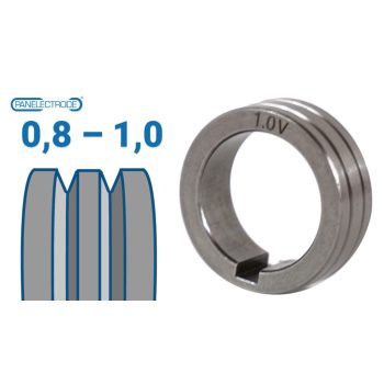   30x22x10 mm V profilú huzalelőtoló görgő: 0,8-1,0 (ZEUS 200 LCD 4x4; ZEUS 300 DP)
