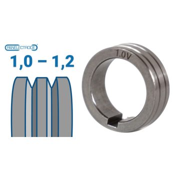   30x22x10 mm V profilú huzalelőtoló görgő: 1,0-1,2 (ZEUS 200 LCD 4x4; ZEUS 300 DP)