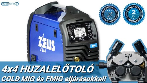 Panelectrode ZEUS 200 LCD-SYN (4x4) inverteres hegesztőgép