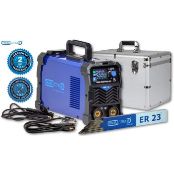   Panelectrode MMA 200 PRO LED inverteres hegesztőgép +1 kg ER23 (2,5mmx350mm)  hegesztoelektróda