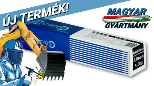 Panelectrode Élkefém 60 Felrakó elektróda 4,0x450 mm ( 5,5 kg/cs)